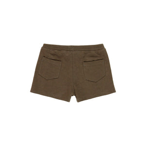 Short punto flamé verde militar