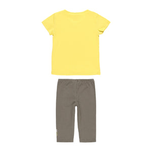 Conjunto leggins "Bottles" amarillo