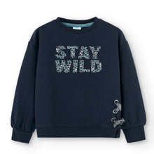 Cargar imagen en el visor de la galería, Polera "Stay Wild" azul
