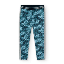 Cargar imagen en el visor de la galería, Pantalón felpa animal print acero
