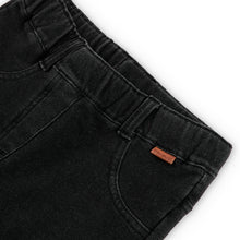 Cargar imagen en el visor de la galería, Jegging felpa denim negro
