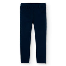 Cargar imagen en el visor de la galería, Pantalón felpa elástica azul
