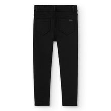 Cargar imagen en el visor de la galería, Pantalón felpa elástica negro
