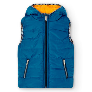 Chaleco reversible azulino