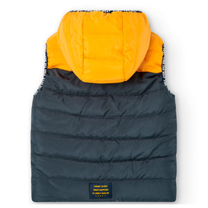 Chaleco reversible azulino