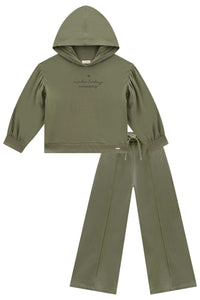 Conjunto buzo "Amazing" verde