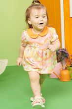 Cargar imagen en el visor de la galería, Vestido margaritas naranja
