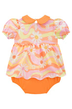 Cargar imagen en el visor de la galería, Vestido margaritas naranja
