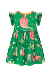 Vestido chanchito verde