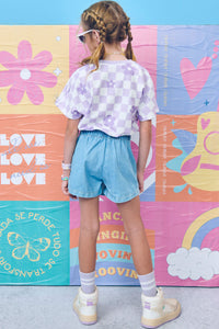 Falda short denim