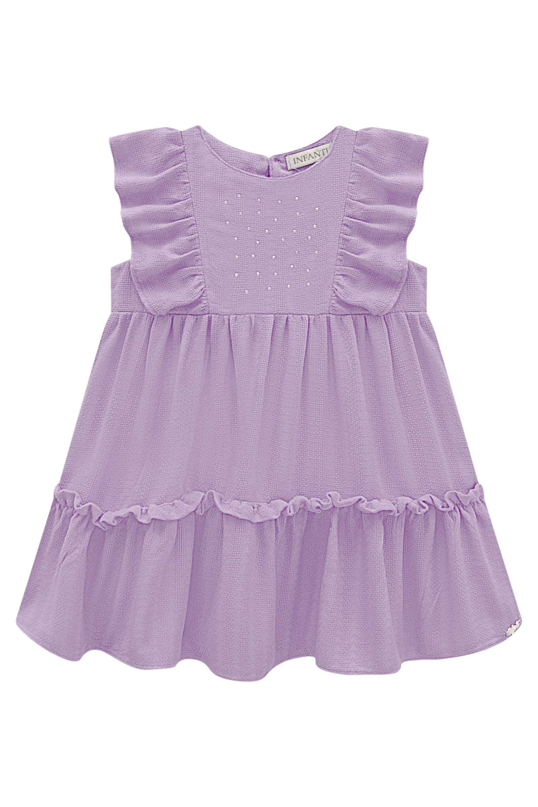 Vestido volados Lila