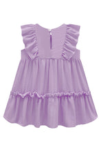 Cargar imagen en el visor de la galería, Vestido volados Lila
