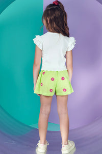 Conjunto short "Sunshine" verde