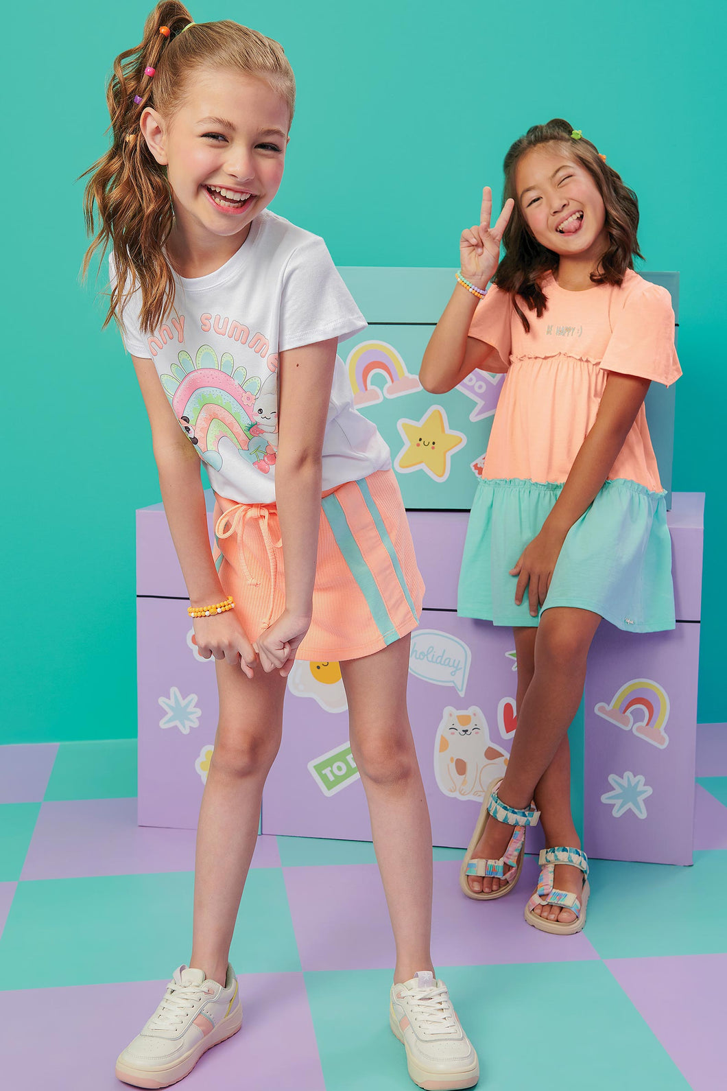 Conjunto falda short 