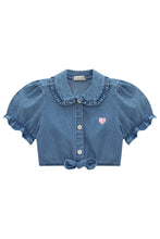 Cargar imagen en el visor de la galería, Vestido + blusa denim rosa
