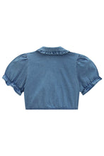 Cargar imagen en el visor de la galería, Vestido + blusa denim rosa
