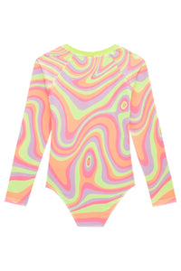 Ropa de baño multicolor 70s