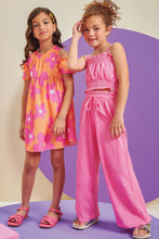 Cargar imagen en el visor de la galería, Vestido flores naranja
