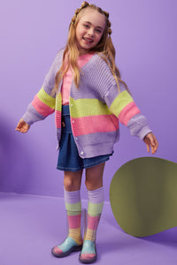 Calcetines 3/4 franjas colores