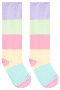 Calcetines 3/4 franjas colores