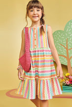 Cargar imagen en el visor de la galería, Vestido listado zig zag
