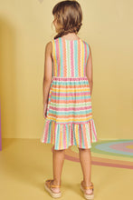 Cargar imagen en el visor de la galería, Vestido listado zig zag
