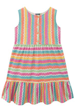 Cargar imagen en el visor de la galería, Vestido listado zig zag
