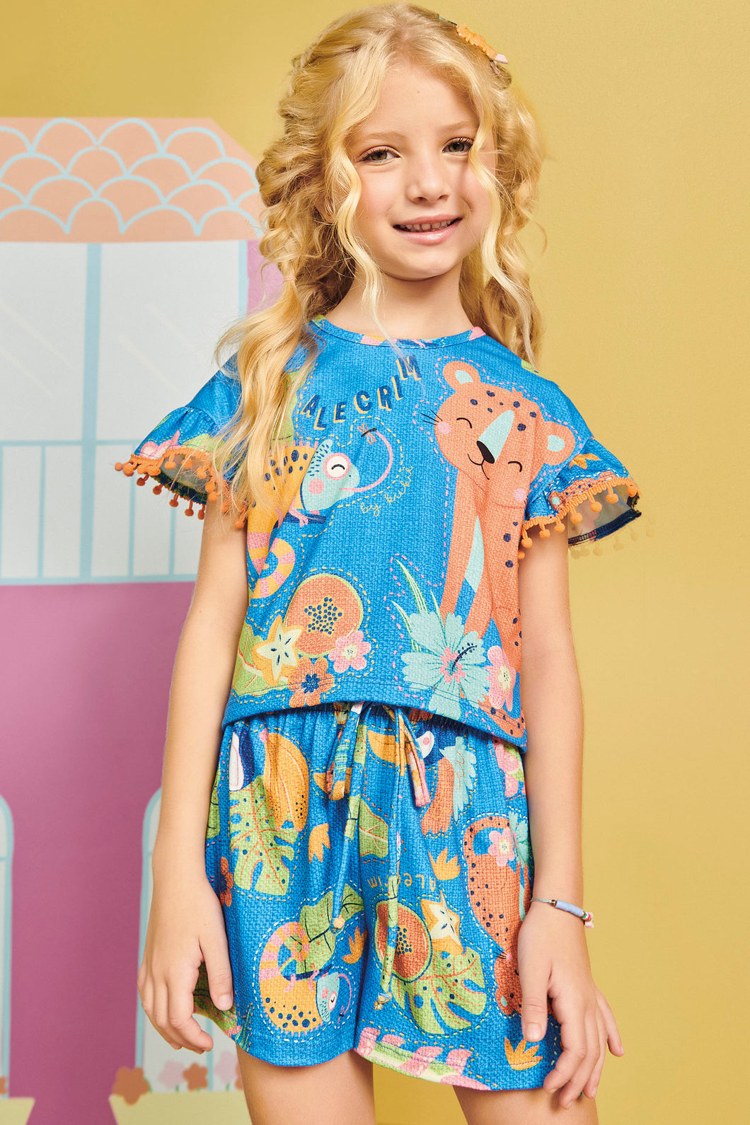 Conjunto short animalitos