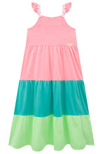 Cargar imagen en el visor de la galería, Vestido 3 tiempos multicolor
