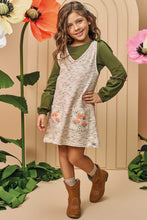 Cargar imagen en el visor de la galería, Conjunto jumper amapolas verde
