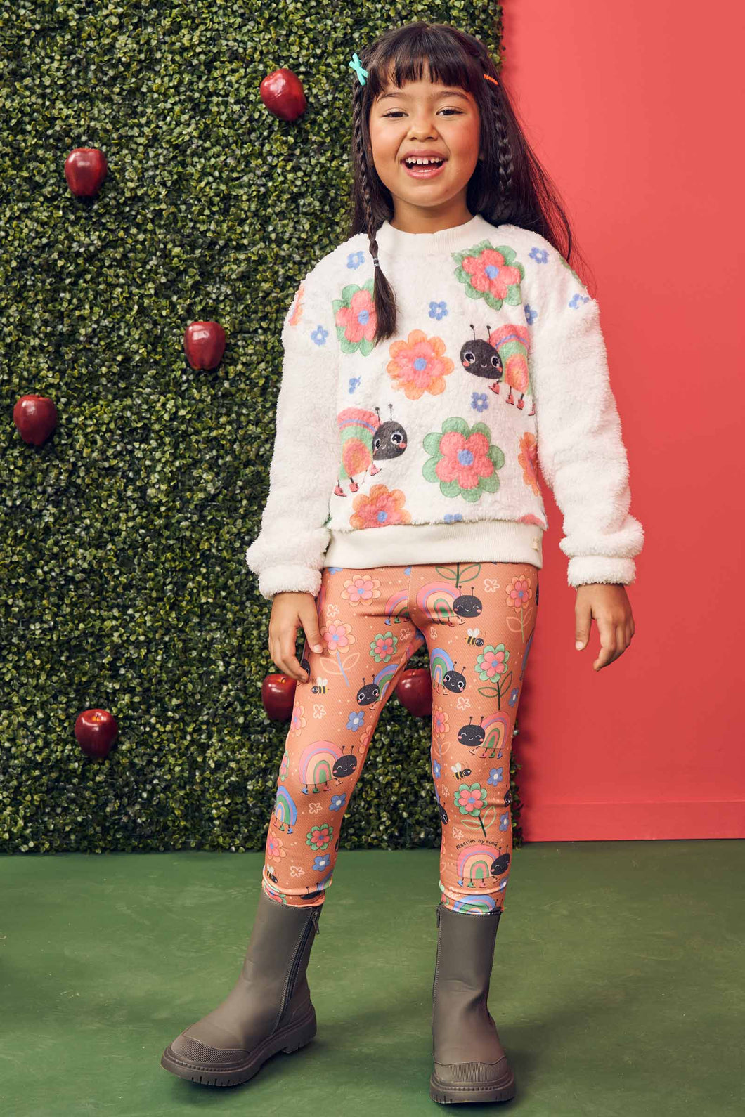 Conjunto caterpilar melón 6 años