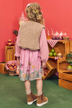 Cargar imagen en el visor de la galería, Vestido jardín + chaleco rosa
