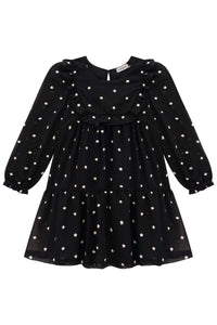 Vestido estrellas negro