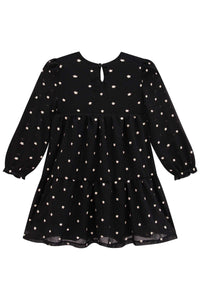 Vestido estrellas negro