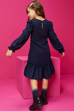 Cargar imagen en el visor de la galería, Vestido brillos azul
