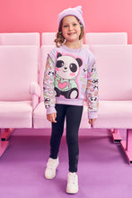 Cargar imagen en el visor de la galería, Conjunto leggings panda
