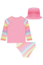 Cargar imagen en el visor de la galería, Set de baño + gorro Rosa
