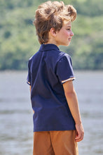Cargar imagen en el visor de la galería, Polo camisa detalle Azul
