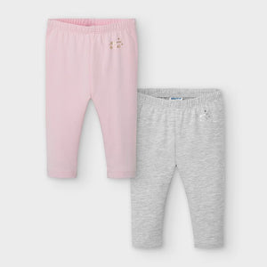 Set de 2 leggings rosa