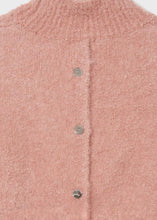 Cargar imagen en el visor de la galería, Chaleco tricot con cinturón rosa
