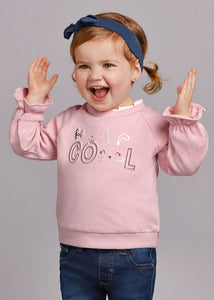 Pullover "Be cool" rosa
