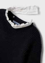 Cargar imagen en el visor de la galería, Vestido 2 en 1 tricot con tul marengo
