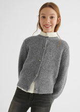 Cargar imagen en el visor de la galería, Rebeca tricot gris titanio
