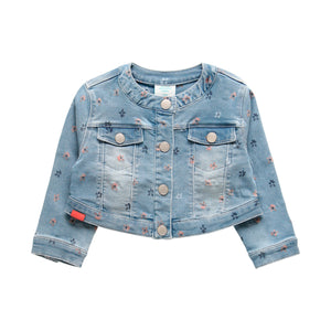 Chaqueta denim floral 18 meses