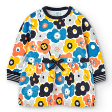 Cargar imagen en el visor de la galería, Vestido felpa flores
