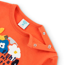 Cargar imagen en el visor de la galería, Polera flores naranja
