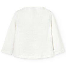 Cargar imagen en el visor de la galería, Polo flores blanco

