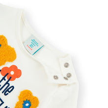 Cargar imagen en el visor de la galería, Polo flores blanco
