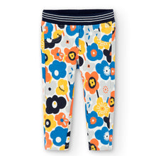 Cargar imagen en el visor de la galería, Pantalón felpa elástica flores colores
