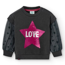 Cargar imagen en el visor de la galería, Polera "Love" plomo
